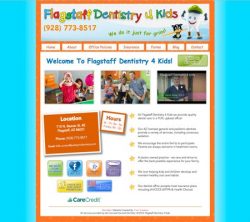 Flagstaff Dentistry 4 Kids Responsive Website Design