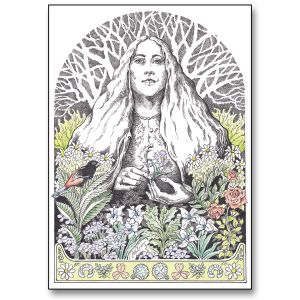Mother Nature greeting card