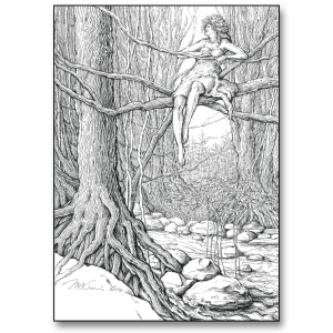 Wood Nymph Card