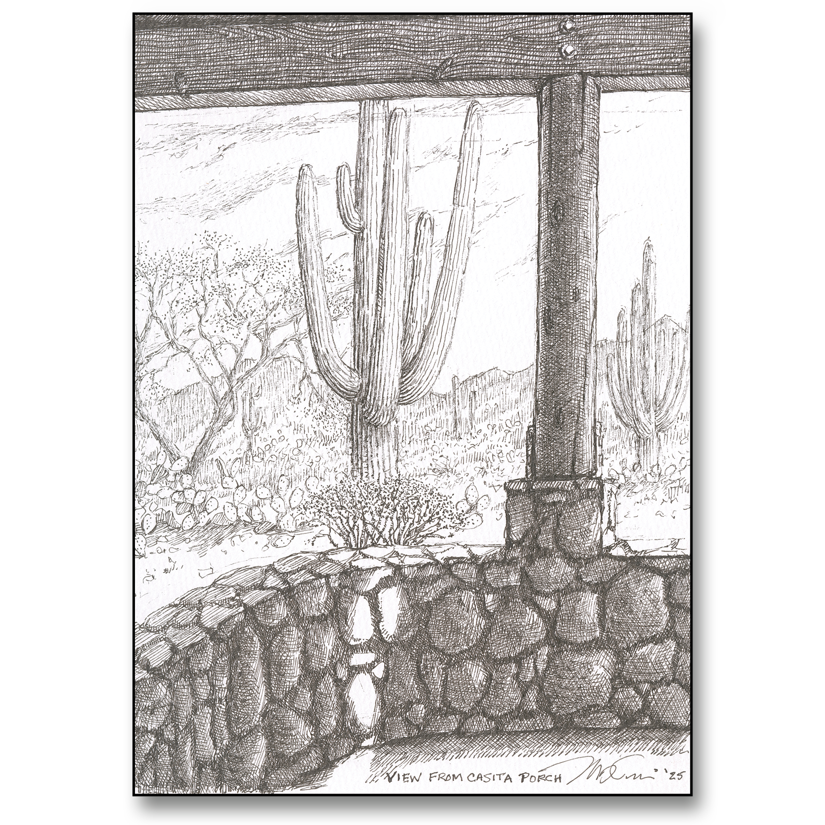 View from Casita Porch Card